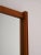 Vintage Scandinavian Fluted Teak Mirror, 1950s For Sale - Image 4 of 7