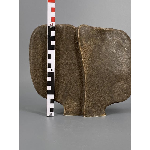 Brutalist Studio Ceramic Vase, 1970s For Sale - Image 10 of 11