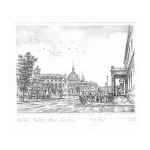 Berlin Unter Den Linden Etching