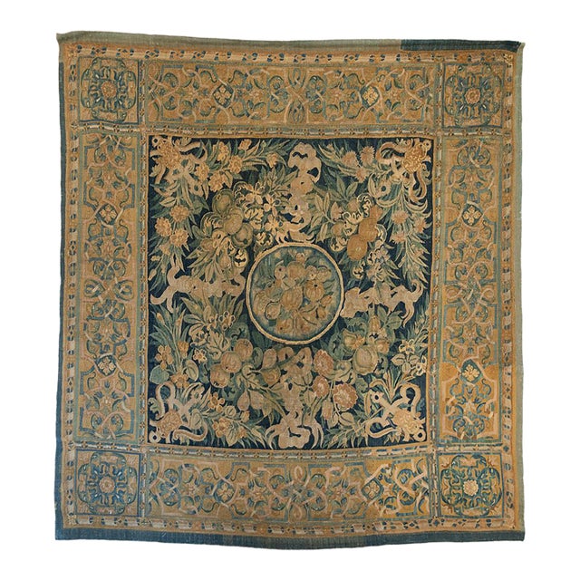 Enghien Dutch Tapestry Second Half of 16th Century Wool/Silk Fibers For Sale