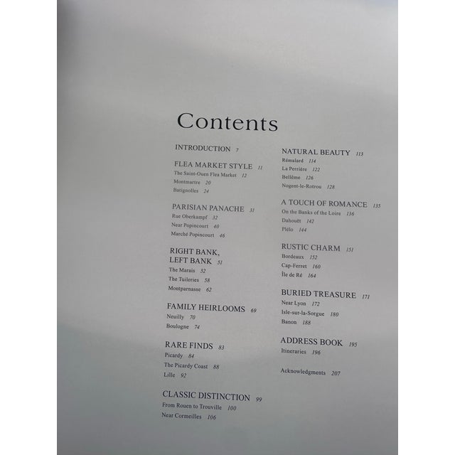 Art Deco Vintage French Interiors Inspiration From Antique Shops Flea Markets of France Coffee Table Book Country For Sale - Image 3 of 11