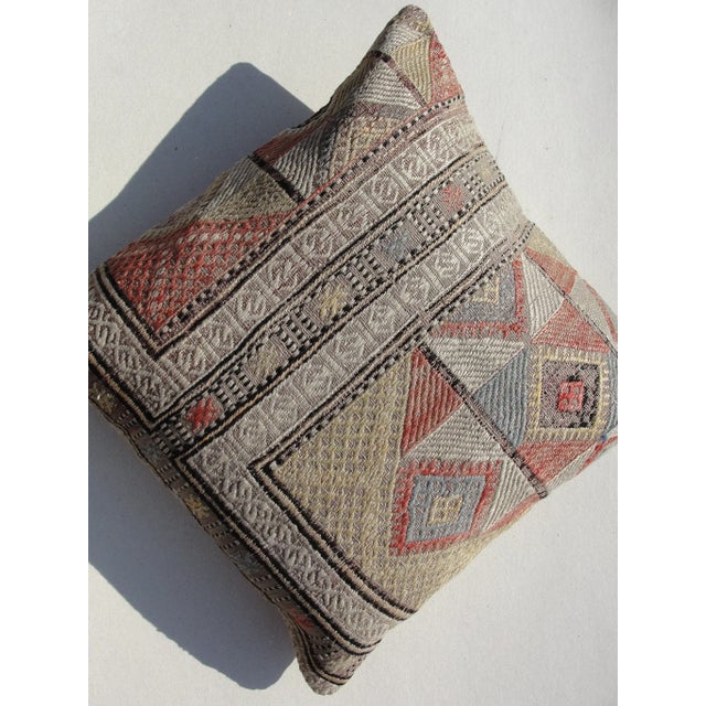 Kilim Rug Pillow For Sale - Image 9 of 11