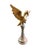 European Carved Wood Bird Sculpture on Finial 10.25" H For Sale - Image 4 of 7