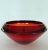 Red Glass Bowl For Sale - Image 10 of 10