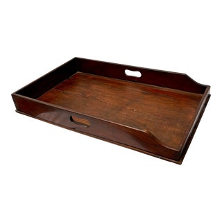 Antique English Butler's Tray For Sale