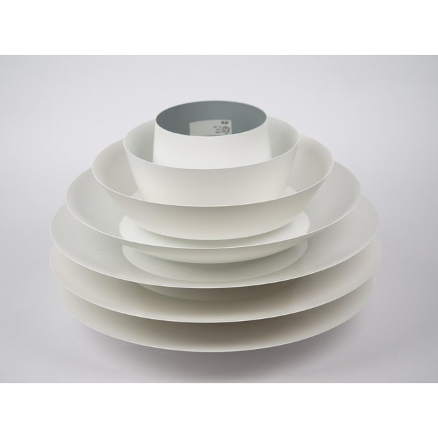 White Vintage Danish Verona Lamp by Svend Middelboe for Lyfa, 1962 For Sale - Image 8 of 12