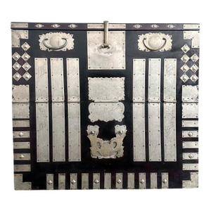 Antique Korean Bandaji Chest Pyongyang Province Joseon Dynasty