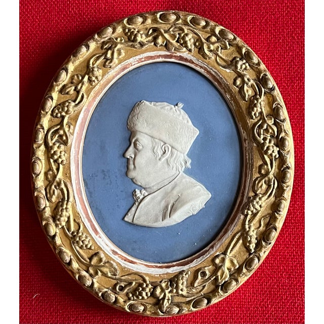 Antique 18th Century Wedgwood Portrait Medallion Plaque - Bust of Benjamin Franklin Circa 1780 For Sale - Image 11 of 15