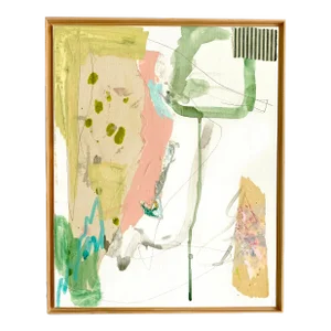 "Lunch Under the Umbrellas" 2024 Original Painting by Jessalin Beutler