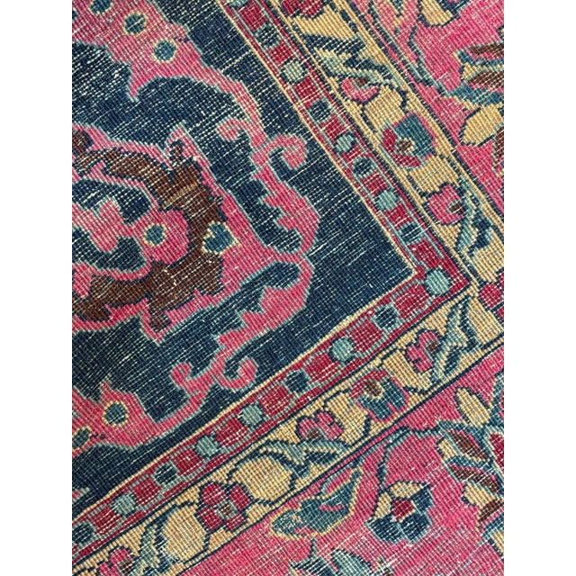 Antique Persian Tabriz, 6'7" X 10'4" For Sale - Image 4 of 5
