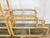 Brown Vintage MCM Wrapped Rattan Shelving Unit, 2 Pieces For Sale - Image 8 of 10