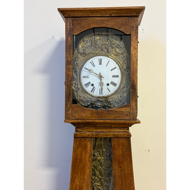 19th Century French Morbier Long Case Clock For Sale - Image 9 of 12