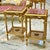 1990s French Style Marble Topped Side Table Set – Gold Accents, Elegant Design For Sale In Miami - Image 6 of 8