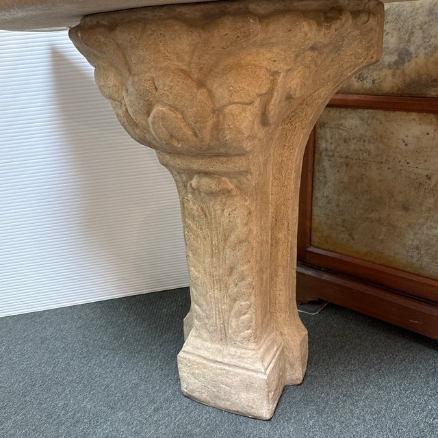 Dennis and Leen Pietra Stone Console Table For Sale - Image 11 of 12