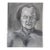 Contemporary Expressionist Male Portrait Study – Original Grisaille Oil Painting For Sale