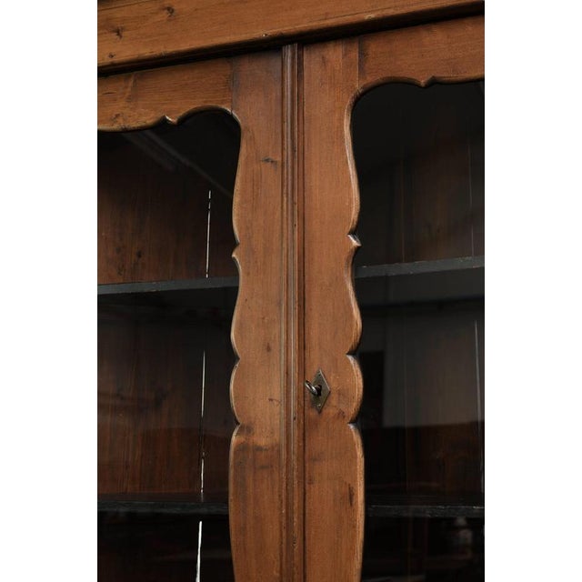 Wood Dutch Pine Corner Cabinet For Sale - Image 7 of 13