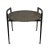 Contemporary Slate & Iron Oval Side Table For Sale - Image 3 of 6