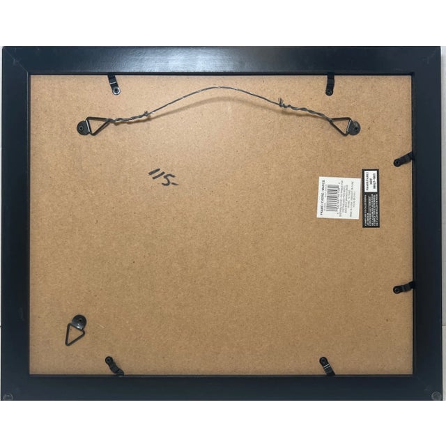 Paint Late 19th Century Colored Etching of Historic Home by Larry Harris For Sale - Image 7 of 7