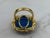 2010s Tagliamonte Venetian Glass Intaglio Ring – 925 Sterling With 18k Gold Plating, Size 6 For Sale - Image 5 of 10