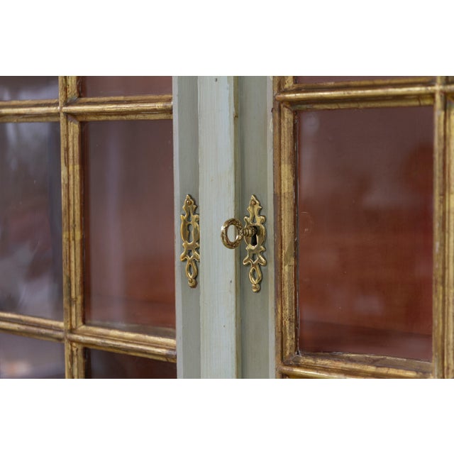 Danish Gustavian Green Secretaire Cabinet, 1780s For Sale - Image 14 of 18
