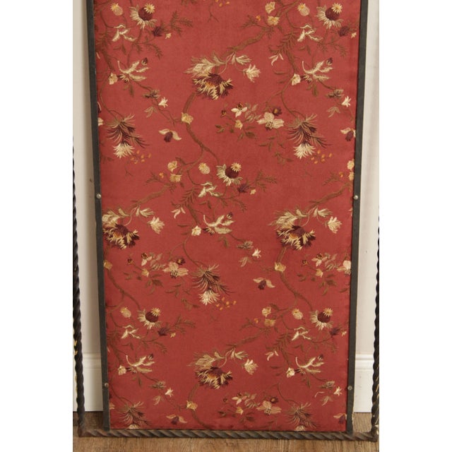 Antique Embroidery & Wrought Iron Decorative Wall Panels For Sale - Image 10 of 13