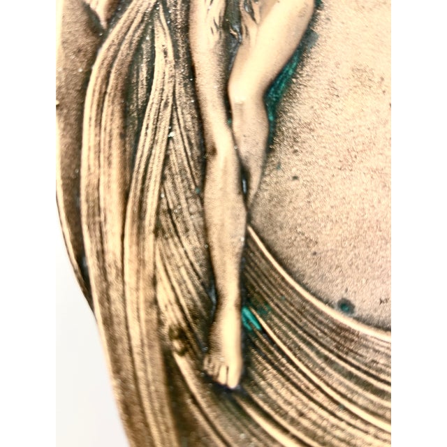 Antique Bronze Art Nouveau Tray For Sale - Image 12 of 13