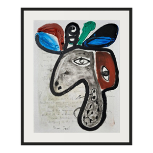One-of-a-Kind Portrait of a Woman | Original Abstract Figurative Painting by Diane Grant | Pablo Picasso