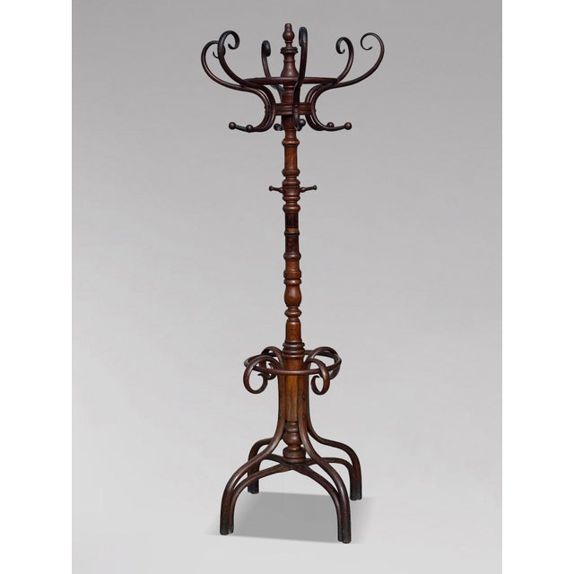 Bentwood Hat and Coat Stand from Fischel, 1890s For Sale - Image 11 of 11