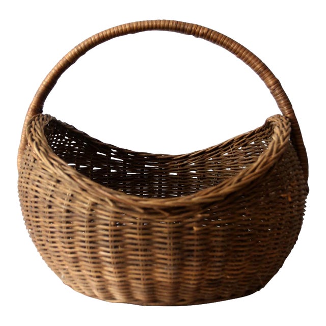 Vintage Wicker Basket Chairish