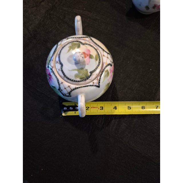 Vintage Japanese Te-Oh Style China Creamer and Sugar Set For Sale In Palm Springs - Image 6 of 8