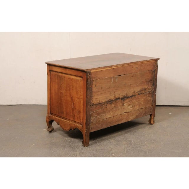 Brown Late 18th Century French Carved Walnut Commode For Sale - Image 8 of 12