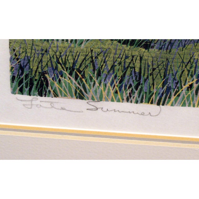 Gordon Mortensen "Late Summer" Signed & Numbered Fine Art Woodcut Make Offer! For Sale - Image 4 of 5