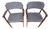 Pair of Authentic Danish Modern Teak Armchairs Made in Denmark, Circa 1960s For Sale