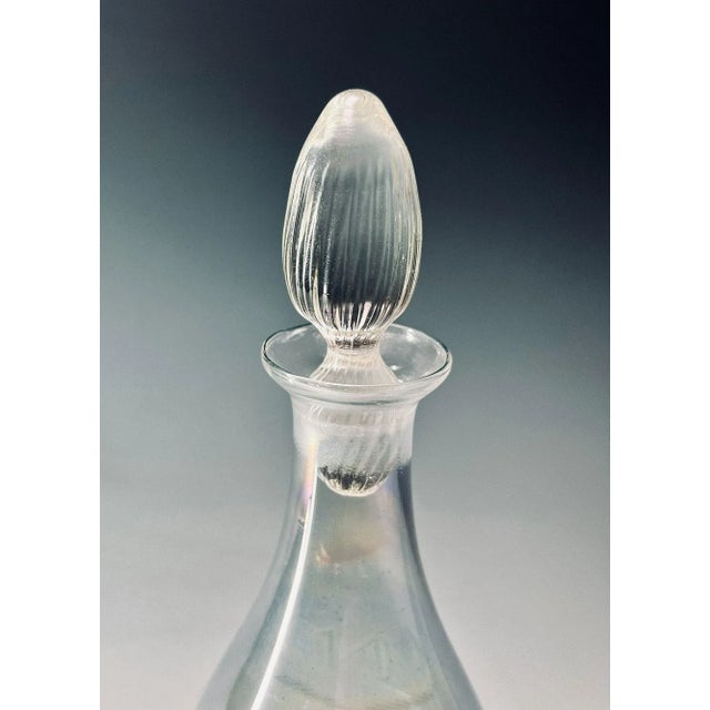 Baccarat Baccarat Glass Decanter attributed to Napoleon, 1970s For Sale - Image 4 of 5