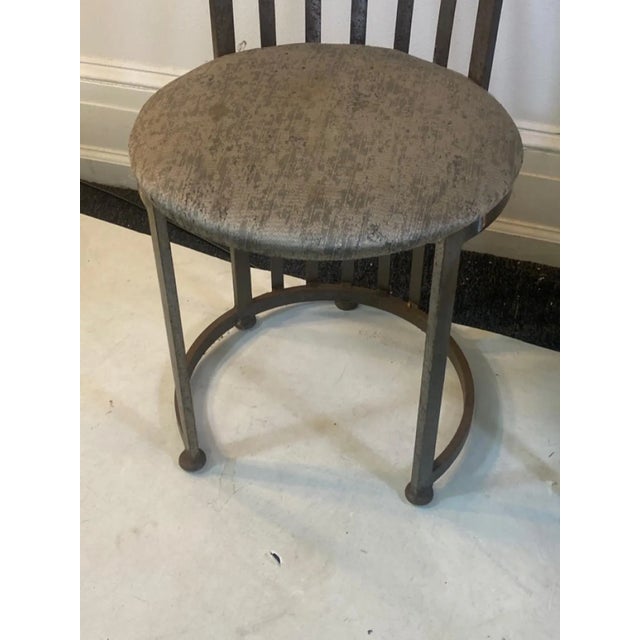 1960s Shaver Howard Moder Slatted Brushed Steel Chairs - A Pair For Sale In Philadelphia - Image 6 of 7