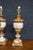 Pair of Italian Neoclassical Alabaster Table Lamps For Sale - Image 4 of 11