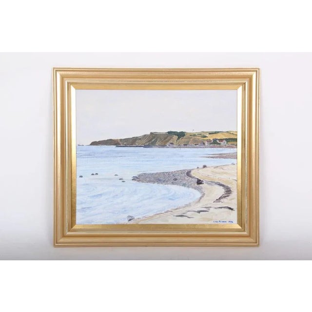 Lars Swane, Landscape Scene Painting, 1976, Acrylic on Linen, Framed For Sale - Image 4 of 4
