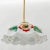 This cool art deco hanging lamp is made of opaline glass and has a beautiful painting of a flower with leaves. This...
