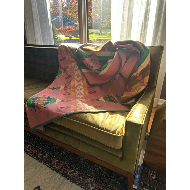 Indian Early Pendleton Indian Trade Blanket Very Rare For Sale - Image 3 of 11