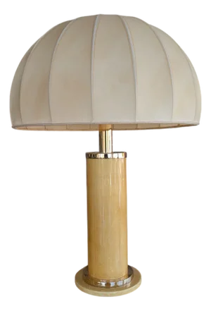 Vintage Italian Table Lamp by Aldo Tura, 1970s-1980s