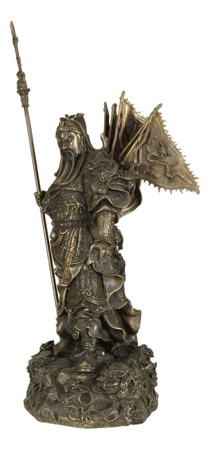 Japanese Artist, God of War, 20th Century, Bronze