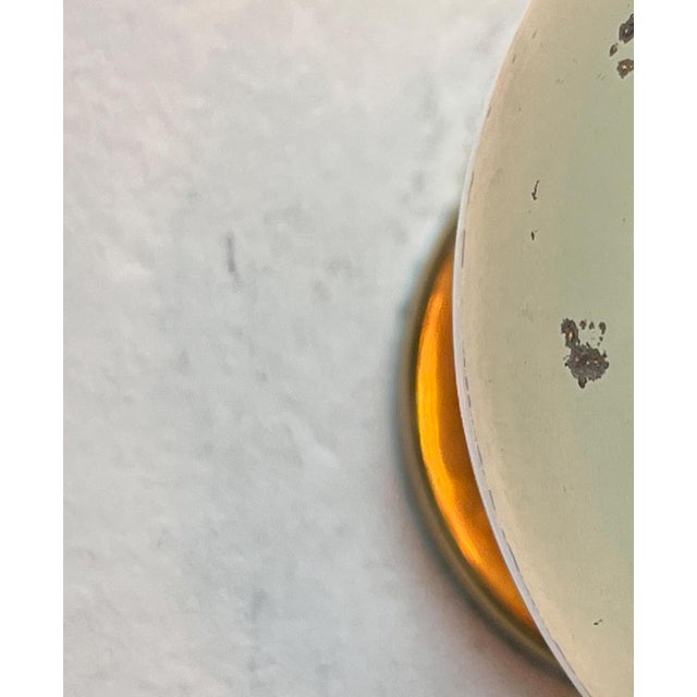 Vintage German Space Age Brass Ceiling Lamp by Motoko Ishii for Staff, 1970s For Sale - Image 16 of 18