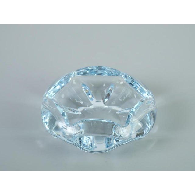 Mid-Century Swedish Shell in Glass from Orrefors, 1960s, in Very Good conditions. Designed 1960 to 1969 This piece has an...