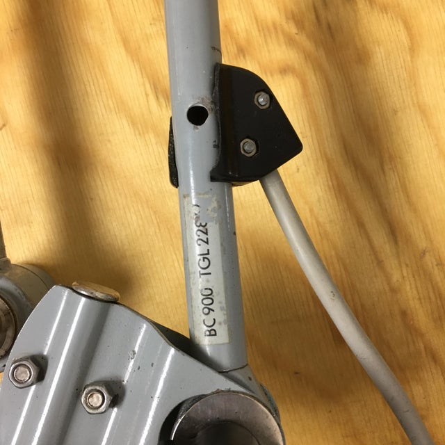 Metal Clamp Lamp by Curt Fischer for Midgardleuchten Auma, 1950s For Sale - Image 7 of 10