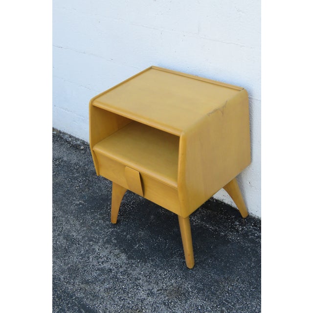 Heywood Wakefield Mid Century Modern Nightstand Side End Bedside Table