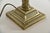 Goldenrod Antique Corinthian Column Brass Repousse Table Lamp, 1880 For Sale - Image 8 of 10