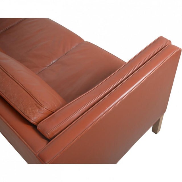 2333 Three-Seater Sofa in Cognac Leather by Børge Mogensen, 1990s For Sale - Image 14 of 18