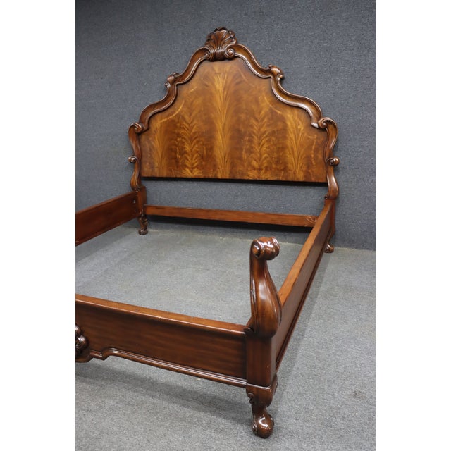 Thomasville Ernest Hemingway Collection Style Carved King Bed, Attributed For Sale In Philadelphia - Image 6 of 13
