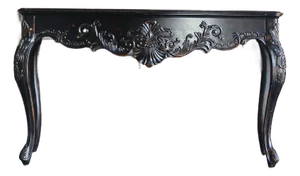 Ethan Allen Carved Console Table
