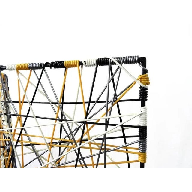 MidCentury Modern Vinyl Cord Room Divider Chairish